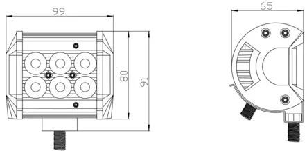 Kinwons Led Kaukovalopaneeli 10-30V 18W Combo - Mönkijän valot - D524255 - 2