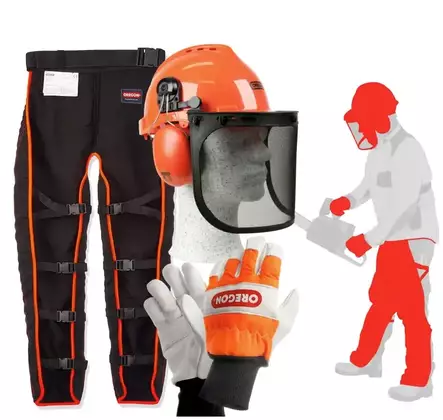 Sahaajan suojainsarja 3 osaa 574742a, oregon - Housut ja avohaalarit - 503-574742AORE - 1